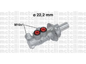 METELLI 05-0740 pagrindinis cilindras, stabdžiai 
 Stabdžių sistema -> Pagrindinis stabdžių cilindras
4709779, 93195180, 51100-62J10