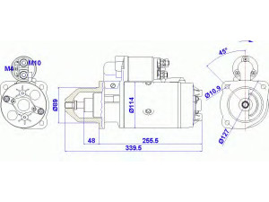 DELCO REMY 19024274 starteris 
 Elektros įranga -> Starterio sistema -> Starteris
110527, 263356, 310563, 369554