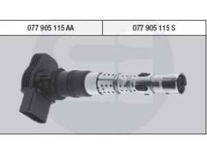BRECAV 114.024 ritė, uždegimas 
 Kibirkšties / kaitinamasis uždegimas -> Uždegimo ritė
077 905 115 AA, 077 905 115 S