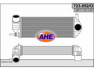 AHE 723.052/O tarpinis suslėgto oro aušintuvas, kompresorius 
 Variklis -> Oro tiekimas -> Įkrovos agregatas (turbo/superįkrova) -> Tarpinis suslėgto oro aušintuvas
8200427469