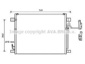 AVA QUALITY COOLING DN5398 kondensatorius, oro kondicionierius