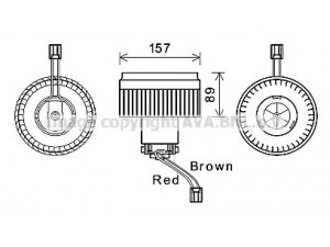 AVA QUALITY COOLING VO8177 elektrovariklis, vidinis pūtiklis 
 Šildymas / vėdinimas -> Orpūtė/dalys
31320393, 9171479