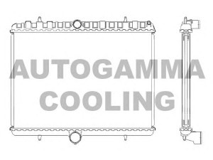 AUTOGAMMA 105123 radiatorius, variklio aušinimas 
 Aušinimo sistema -> Radiatorius/alyvos aušintuvas -> Radiatorius/dalys
1330Q7, 133368, 1330Q7, 133368
