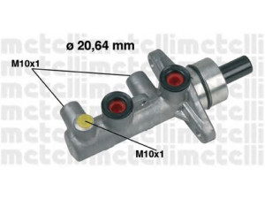 METELLI 05-0343 pagrindinis cilindras, stabdžiai 
 Stabdžių sistema -> Pagrindinis stabdžių cilindras
51100-60B10