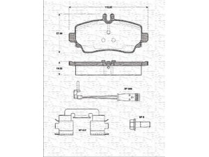 MAGNETI MARELLI 363702161205 stabdžių trinkelių rinkinys, diskinis stabdys 
 Techninės priežiūros dalys -> Papildomas remontas
4144200220