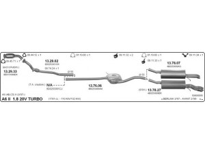 IMASAF 504000056 išmetimo sistema 
 Išmetimo sistema -> Išmetimo sistema, visa