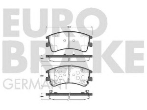 EUROBRAKE 5502223245 stabdžių trinkelių rinkinys, diskinis stabdys 
 Techninės priežiūros dalys -> Papildomas remontas
G2YS3323ZA, G2YS3328Z, GJYE3323ZA