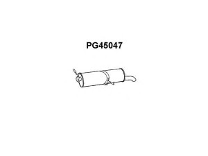 VENEPORTE PG45047 galinis duslintuvas 
 Išmetimo sistema -> Duslintuvas
1726QG, 1730KP