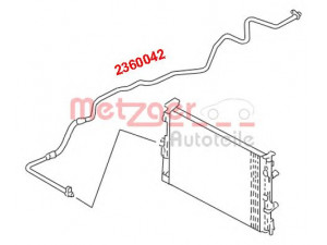 METZGER 2360042 aukšto/žemo slėgio linija, oro kondicionavimas 
 Oro kondicionavimas -> Žarnelės/vamzdeliai
8200 385 296