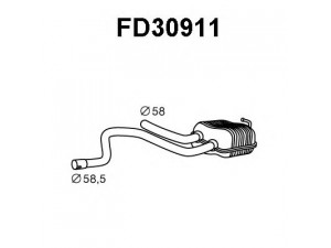VENEPORTE FD30911 galinis duslintuvas