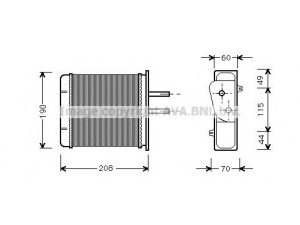 AVA QUALITY COOLING FT6150 šilumokaitis, salono šildymas 
 Šildymas / vėdinimas -> Šilumokaitis
46721212, 46722095, 46721212, 46722095