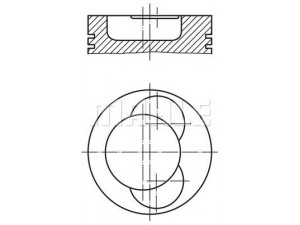 MAHLE ORIGINAL 043 34 00 stūmoklis 
 Variklis -> Cilindrai/stūmokliai
U5L P00 42, U5L P00 42B, U5L P00 43B