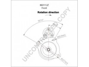 PRESTOLITE ELECTRIC 860112Z starteris
43107973, 20244940, 2873306, 154011053