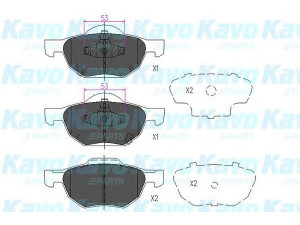 KAVO PARTS KBP-2036 stabdžių trinkelių rinkinys, diskinis stabdys 
 Techninės priežiūros dalys -> Papildomas remontas
45022SEAE01
