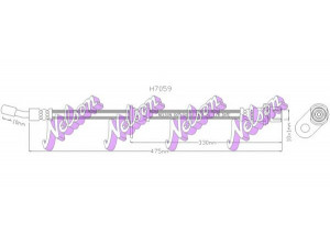 Brovex-Nelson H7059 stabdžių žarnelė 
 Stabdžių sistema -> Stabdžių žarnelės
9004922285, 9004922285000, 9004922290
