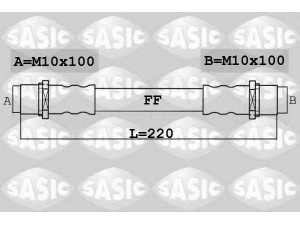 SASIC 6606012 stabdžių žarnelė 
 Stabdžių sistema -> Stabdžių žarnelės
562302