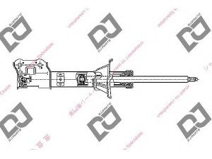 DJ PARTS DS1265HS amortizatorius 
 Pakaba -> Amortizatorius
5535122100