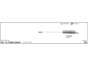 IMASAF 563000087 išmetimo sistema 
 Išmetimo sistema -> Išmetimo sistema, visa