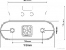 HERTH+BUSS ELPARTS 82710149 šoninis atšvaitas