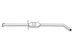 WALKER 22829 priekinis duslintuvas 
 Išmetimo sistema -> Duslintuvas
7700844684