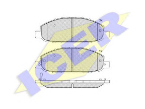 ICER 141813 stabdžių trinkelių rinkinys, diskinis stabdys 
 Techninės priežiūros dalys -> Papildomas remontas
41060-VW085, AY040-NS105