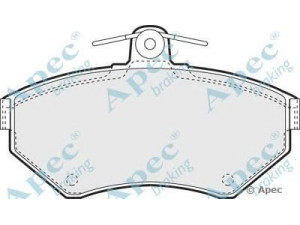 APEC braking PAD961 stabdžių trinkelių rinkinys, diskinis stabdys 
 Techninės priežiūros dalys -> Papildomas remontas
357698151E, 6N0698151B, 1HM698151