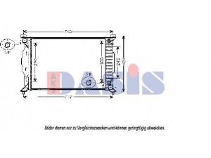 AKS DASIS 480044N radiatorius, variklio aušinimas 
 Aušinimo sistema -> Radiatorius/alyvos aušintuvas -> Radiatorius/dalys
8E0121251P