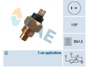 FAE 34270 siuntimo blokas, aušinimo skysčio temperatūra 
 Variklis -> Variklio elektra
60573387