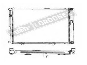 ORDONEZ 2060198 radiatorius, variklio aušinimas 
 Aušinimo sistema -> Radiatorius/alyvos aušintuvas -> Radiatorius/dalys
1245000903, 1245001003, 1245002103