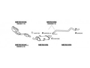 VENEPORTE 500236 išmetimo sistema 
 Išmetimo sistema -> Išmetimo sistema, visa