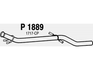 FENNO P1889 išleidimo kolektorius 
 Išmetimo sistema -> Išmetimo vamzdžiai
1717-CP