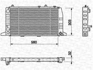 MAGNETI MARELLI 350213400000 radiatorius, variklio aušinimas 
 Aušinimo sistema -> Radiatorius/alyvos aušintuvas -> Radiatorius/dalys
811121251AB, 811121251D, 811121251Q