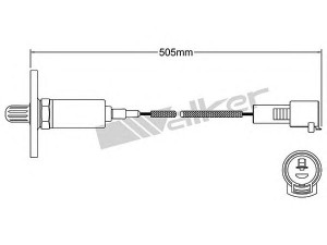 WALKER PRODUCTS 250-21056 lambda jutiklis 
 Variklis -> Variklio elektra
8946587 60 1000, 894658770400, 89465 19316