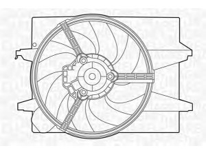 MAGNETI MARELLI 069422400010 ventiliatorius, radiatoriaus 
 Aušinimo sistema -> Oro aušinimas
1141508