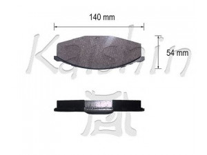 KAISHIN FK1026 stabdžių trinkelių rinkinys, diskinis stabdys 
 Techninės priežiūros dalys -> Papildomas remontas
41060C7126, 41060C7190, 41060C7192
