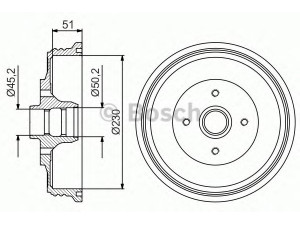 BOSCH 0 986 477 178 stabdžių būgnas 
 Stabdžių sistema -> Būgninis stabdys -> Stabdžių būgnas
6K9 501 615, 6K9 501 615