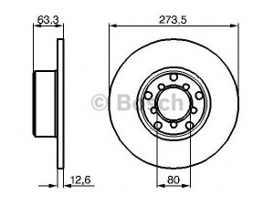 BOSCH 0 986 478 057 stabdžių diskas 
 Stabdžių sistema -> Diskinis stabdys -> Stabdžių diskas
115 420 02 72, 115 421 13 12, A 115 420 02 72