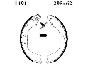 BSF 01491 stabdžių trinkelių komplektas 
 Techninės priežiūros dalys -> Papildomas remontas
0449560010, 0449560011, 0449560020