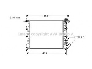 AVA QUALITY COOLING RT2109 radiatorius, variklio aušinimas 
 Aušinimo sistema -> Radiatorius/alyvos aušintuvas -> Radiatorius/dalys
7700786442, 7700810264, 7701047887