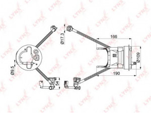 LYNXauto LF-1001M kuro filtras 
 Techninės priežiūros dalys -> Papildomas remontas
17048-SMA-000, 17048-SMA-010
