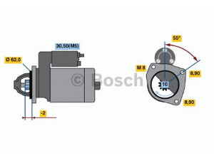 BOSCH 0 986 018 521 starteris 
 Elektros įranga -> Starterio sistema -> Starteris
5802 G2, 5802 G2, 5802 L9, 5802 G2