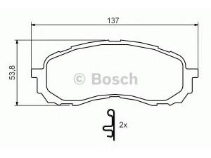 BOSCH 0 986 494 373 stabdžių trinkelių rinkinys, diskinis stabdys 
 Techninės priežiūros dalys -> Papildomas remontas
26296 AE150, 26296 AE190, 26296 AE200