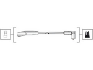 MAGNETI MARELLI 941318111280 uždegimo laido komplektas 
 Kibirkšties / kaitinamasis uždegimas -> Uždegimo laidai/jungtys
