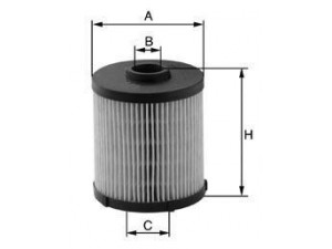 UNIFLUX FILTERS XN717 kuro filtras 
 Techninės priežiūros dalys -> Papildomas remontas
8.319.000.053, 81.12503-0039, 81.12503-0084