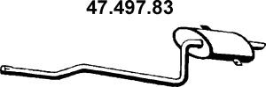 EBERSPÄCHER 47.497.83 galinis duslintuvas 
 Išmetimo sistema -> Duslintuvas
17430-1B080