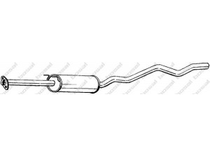 BOSAL 285-323 vidurinis duslintuvas 
 Išmetimo sistema -> Duslintuvas
58 52 968, 90409095, 58 52 968