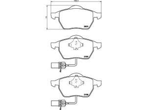 HELLA PAGID 8DB 355 008-411 stabdžių trinkelių rinkinys, diskinis stabdys 
 Techninės priežiūros dalys -> Papildomas remontas
4B0615116, 4B0615116A, 4B0615116F