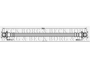 BORG & BECK BBH7787 stabdžių žarnelė 
 Stabdžių sistema -> Stabdžių žarnelės
01466-S5A-000