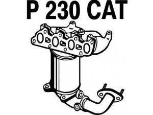 FENNO P230CAT katalizatoriaus keitiklis 
 Išmetimo sistema -> Katalizatoriaus keitiklis
BM91187H, 1148757, 1302300, 1329251