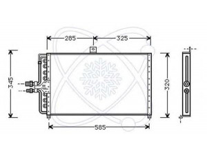 ELECTRO AUTO 30G0009 kondensatorius, oro kondicionierius 
 Oro kondicionavimas -> Kondensatorius